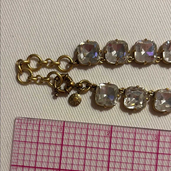 J. Crew Gold and Crystal Women's Necklace - Picture 3 of 5